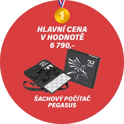 Šachový turnaj ve FYFTu, hlavní cena šachový počítač Pegasus DGT